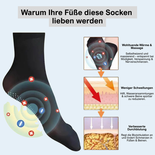 Elastische Gesundheitssocken für sofortige Fuß-Entlastung