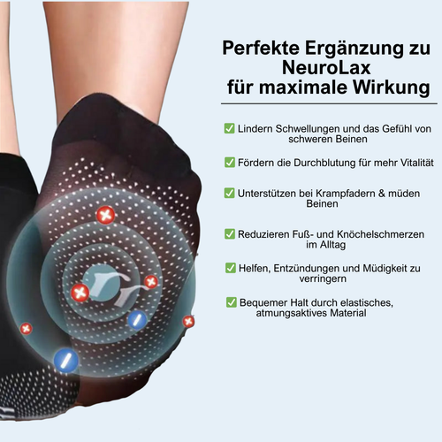 Elastische Gesundheitssocken für sofortige Fuß-Entlastung