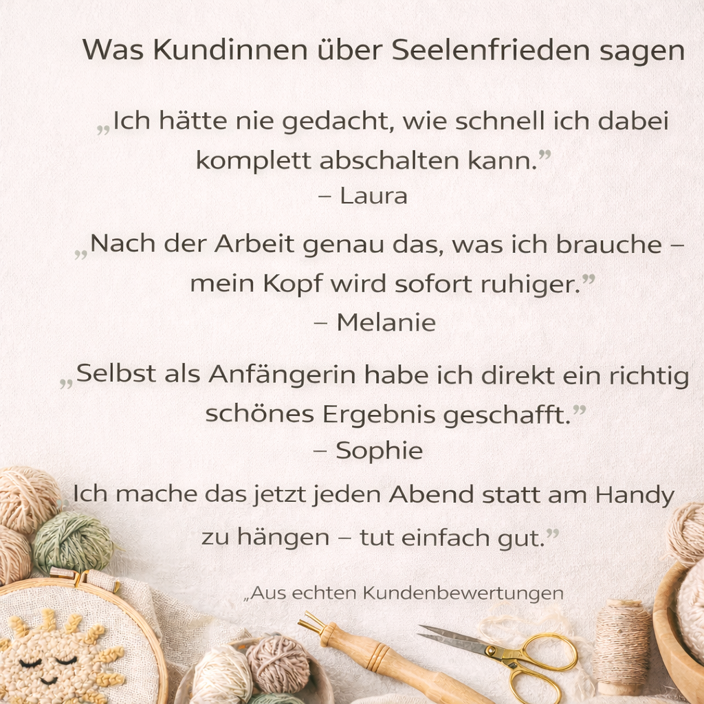 Seelenfrieden - Stichbuch