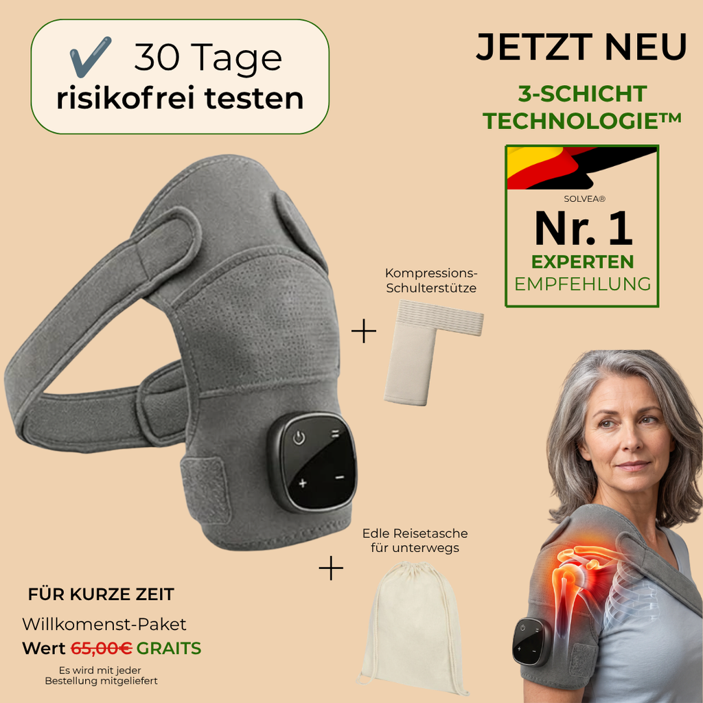 Solevo®Pro – 3 in 1 Schultermassage-Therapie